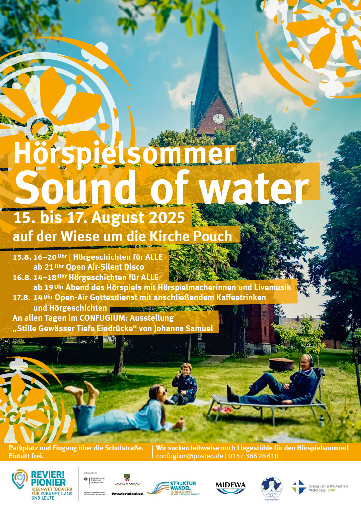 Plakat des Hörspielsommers in Pouch Plakat des Hörspielsommers in Pouch